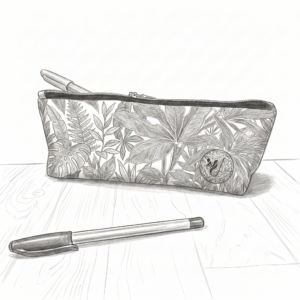Croquis d'une trousse L'Esquis(s)e personnalisable